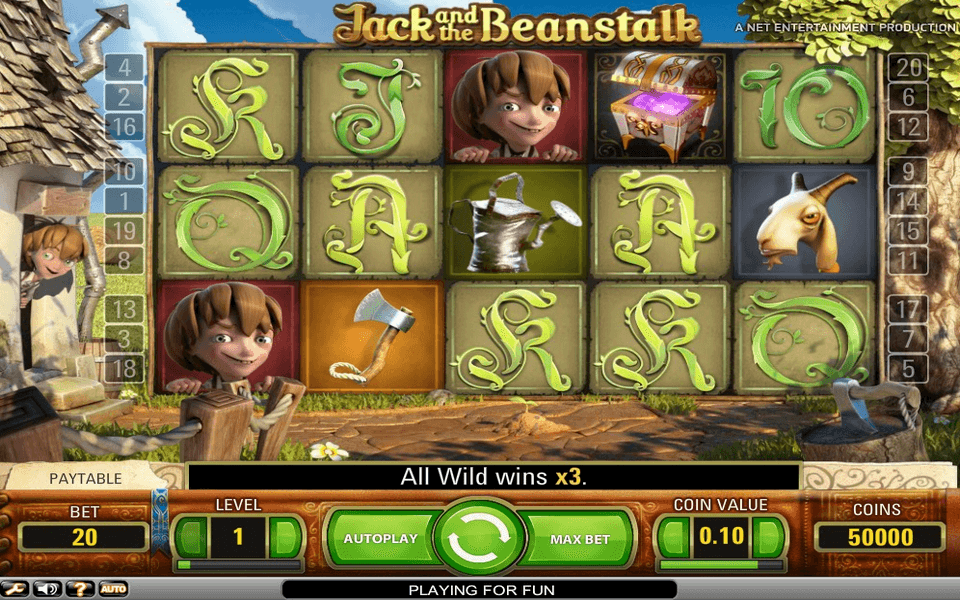 Jack and the Beanstalk Game Screenshot